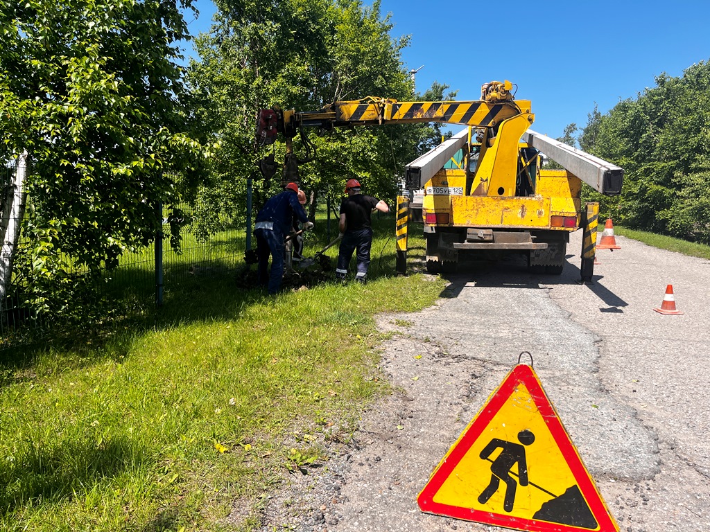 В селе Красный Яр начали монтировать уличное освещение | 19.06.2024 |  Уссурийск - БезФормата